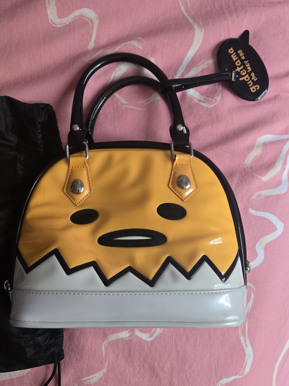 Gudetama Yellow & White Mini Handbag - Sanrio - Picture 5 of 5
